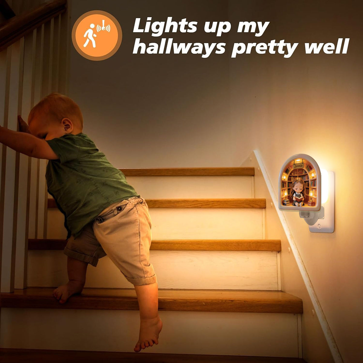 My Reading Space - Personalized Book Acrylic Plug-In Night Light