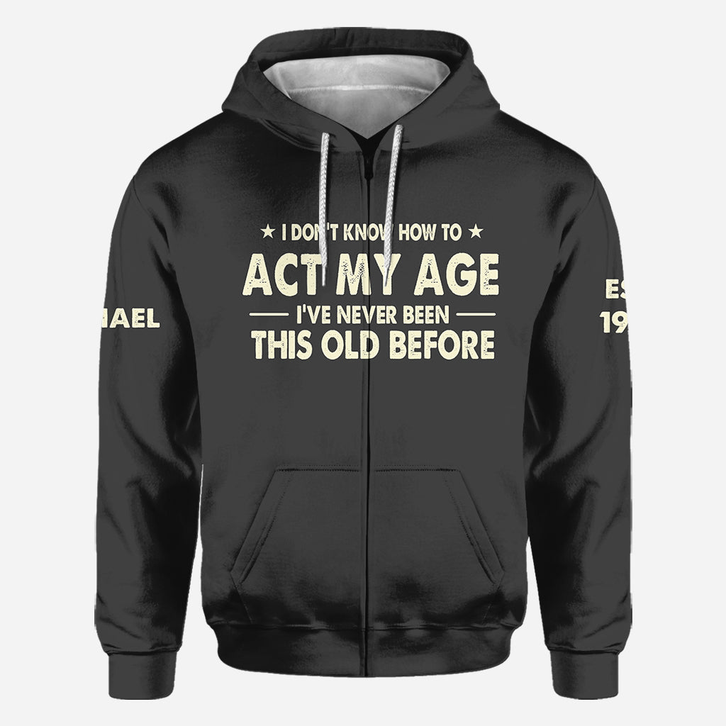 Alles Gute zum Geburtstag - Personalisierte Geburtstag T-Shirt