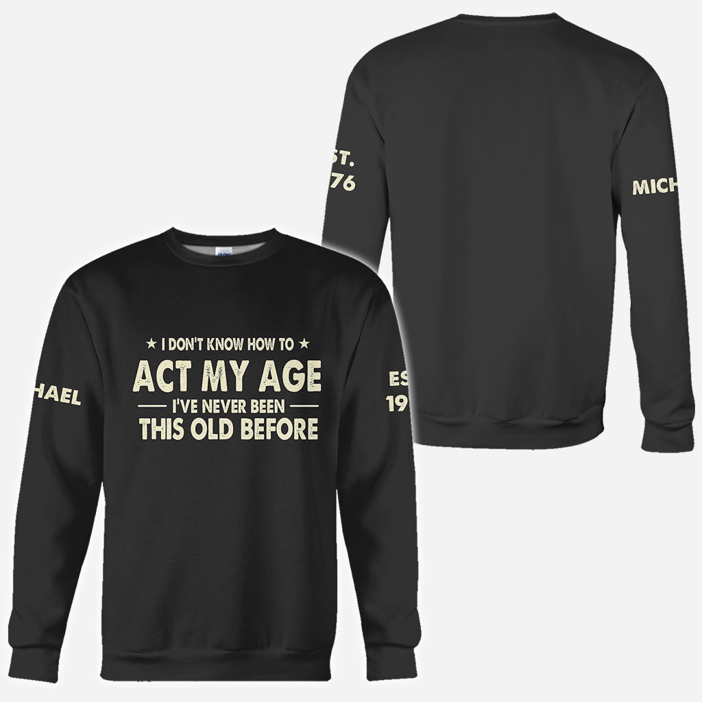 Alles Gute zum Geburtstag - Personalisierte Geburtstag T-Shirt