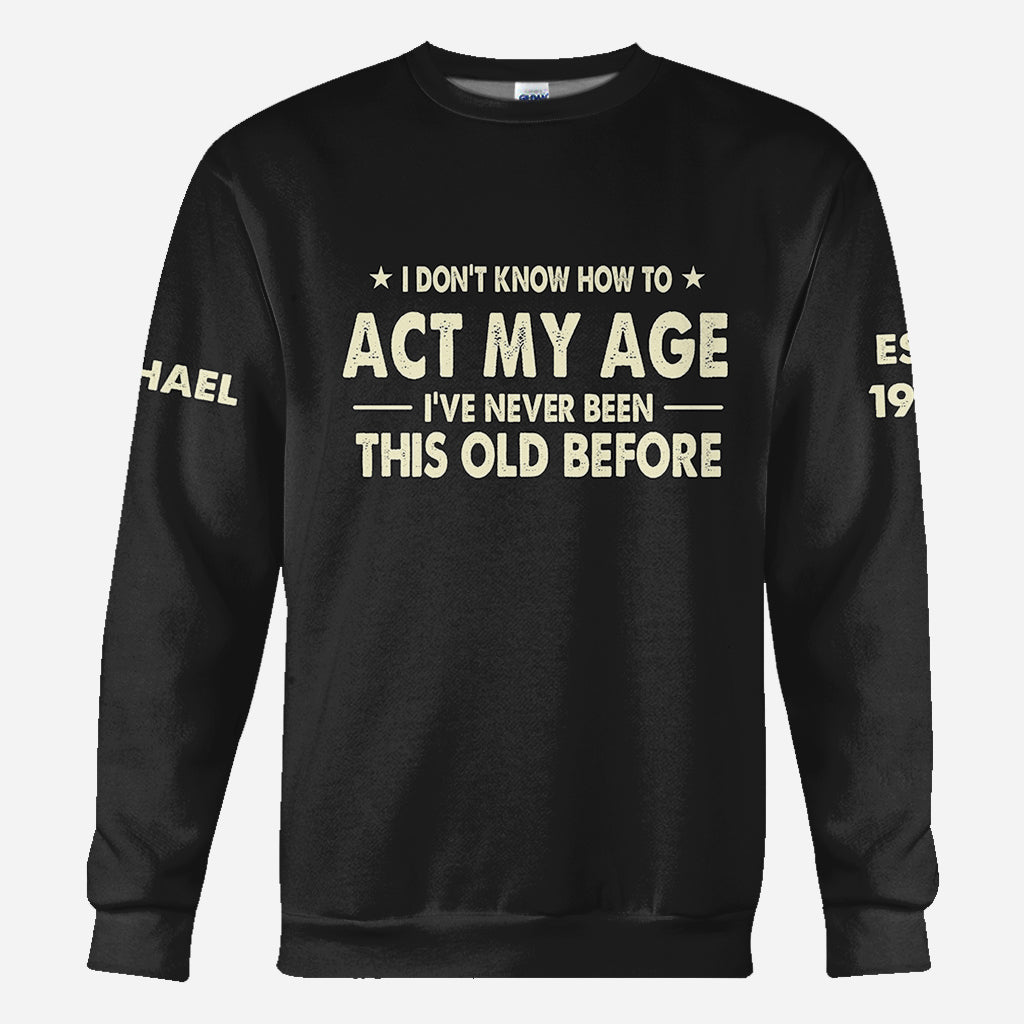 Alles Gute zum Geburtstag - Personalisierte Geburtstag T-Shirt