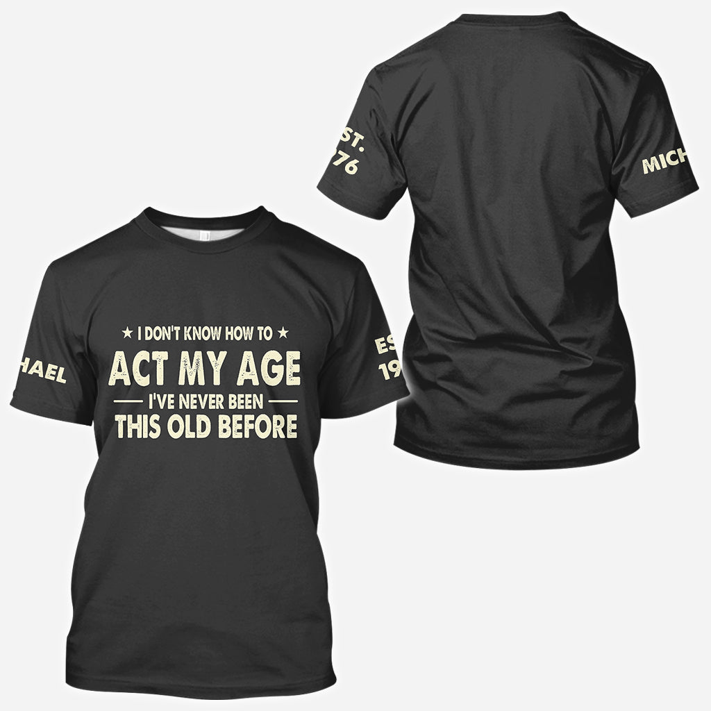 Alles Gute zum Geburtstag - Personalisierte Geburtstag T-Shirt