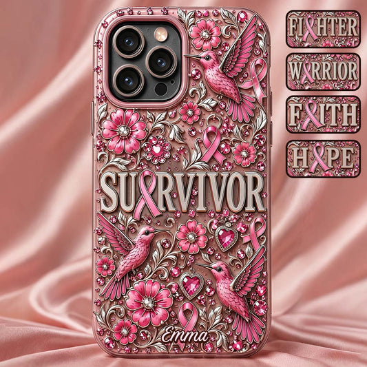 Breast Cancer Awareness - Personalized Breast Cancer Awareness Full Print Phone Case