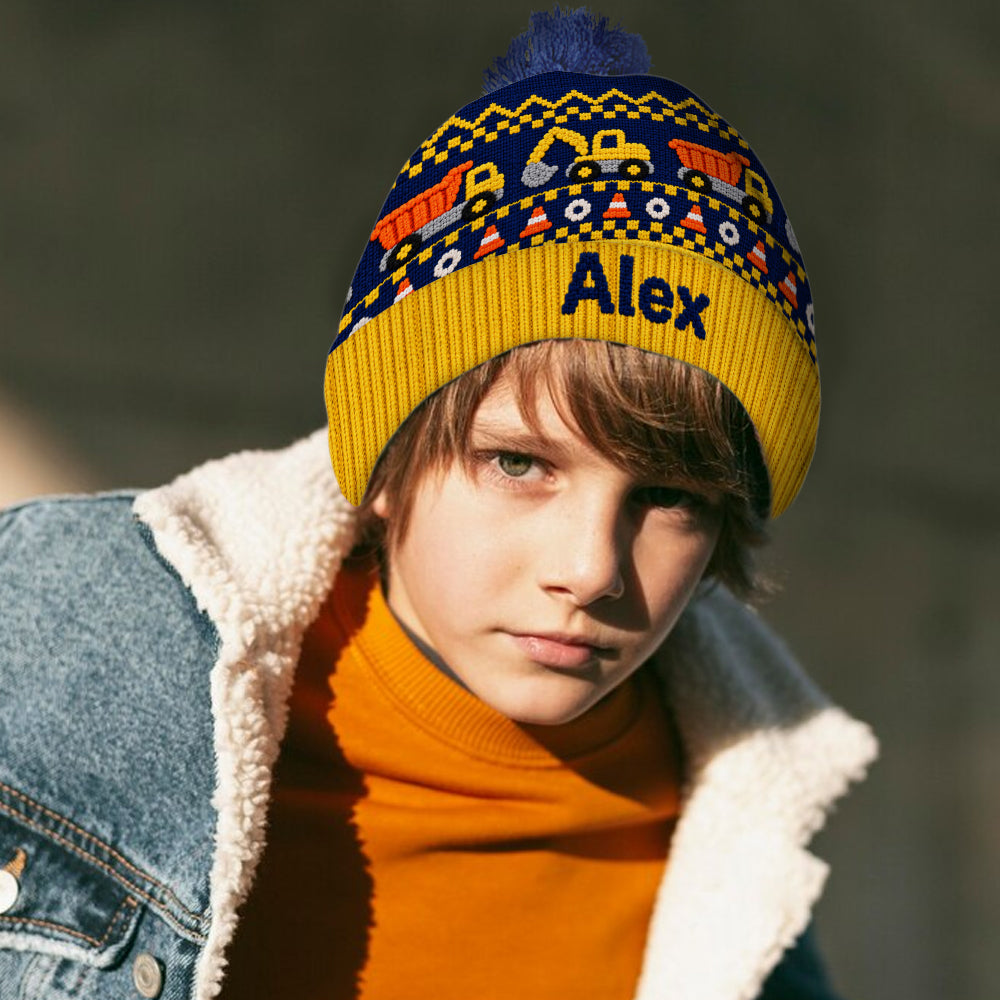 Gift for Kids, Christmas Gift Idea - Personalized Kid Beanie Hat