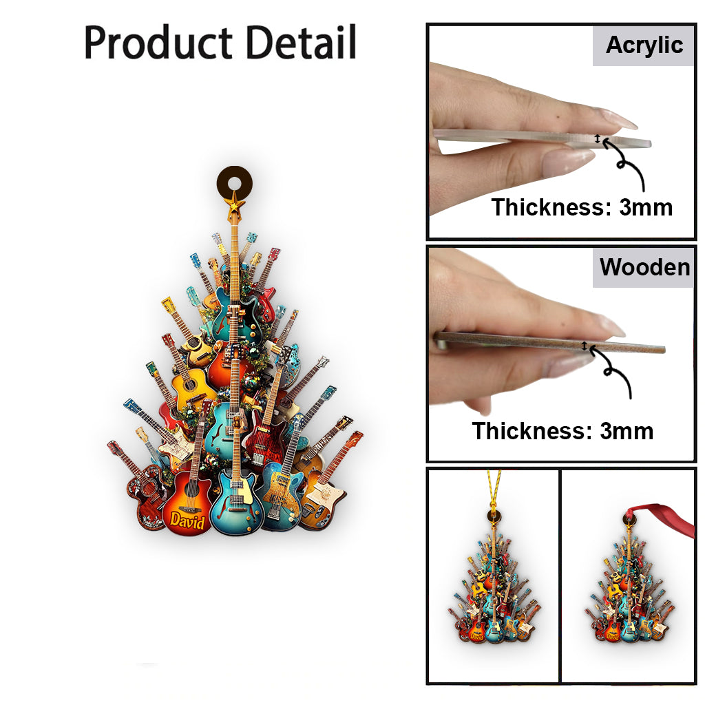 Fantastische Gitarre – Personalisierter Gitarrenanhänger