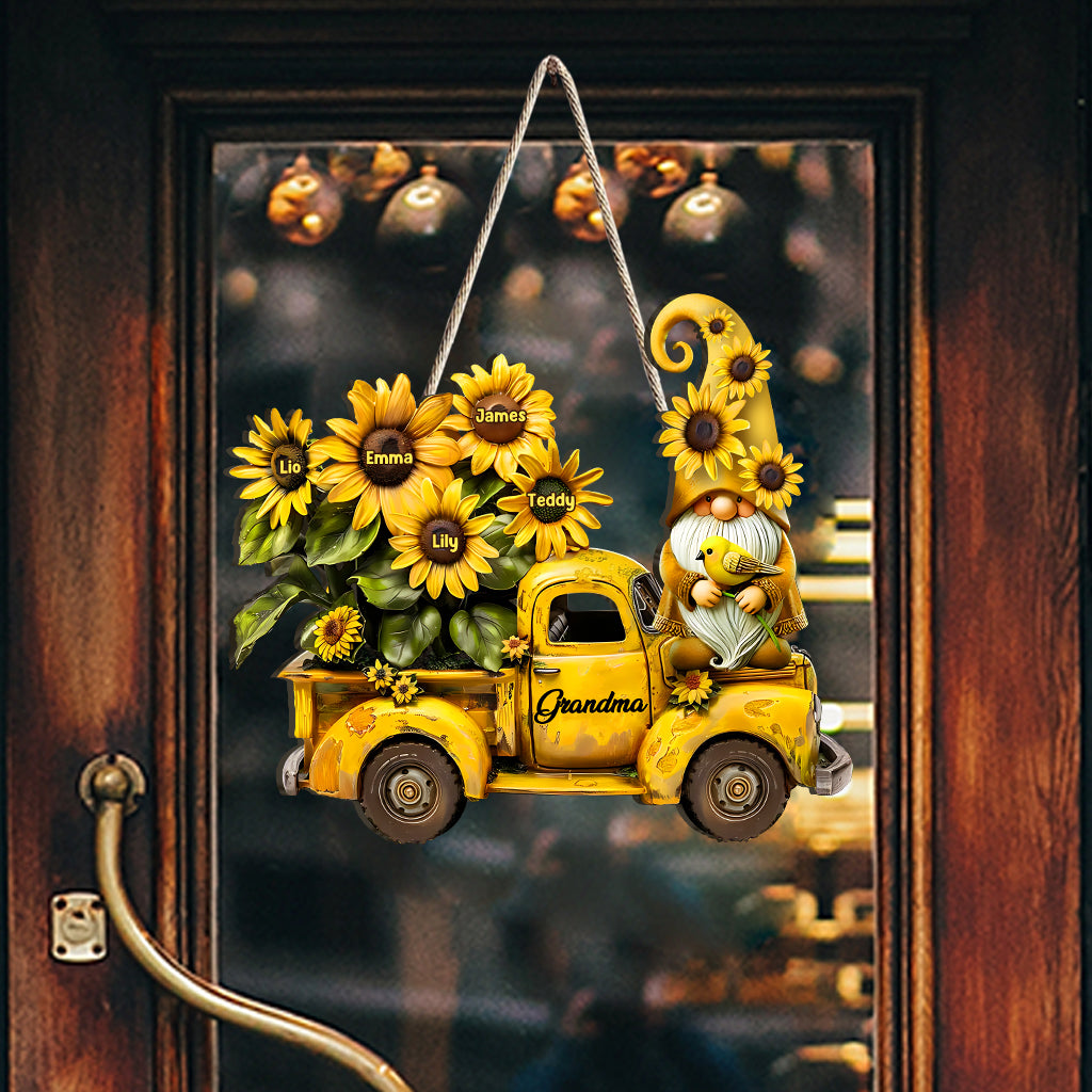 Liebe Oma – Personalisiertes Oma-Holzschild in individueller Form