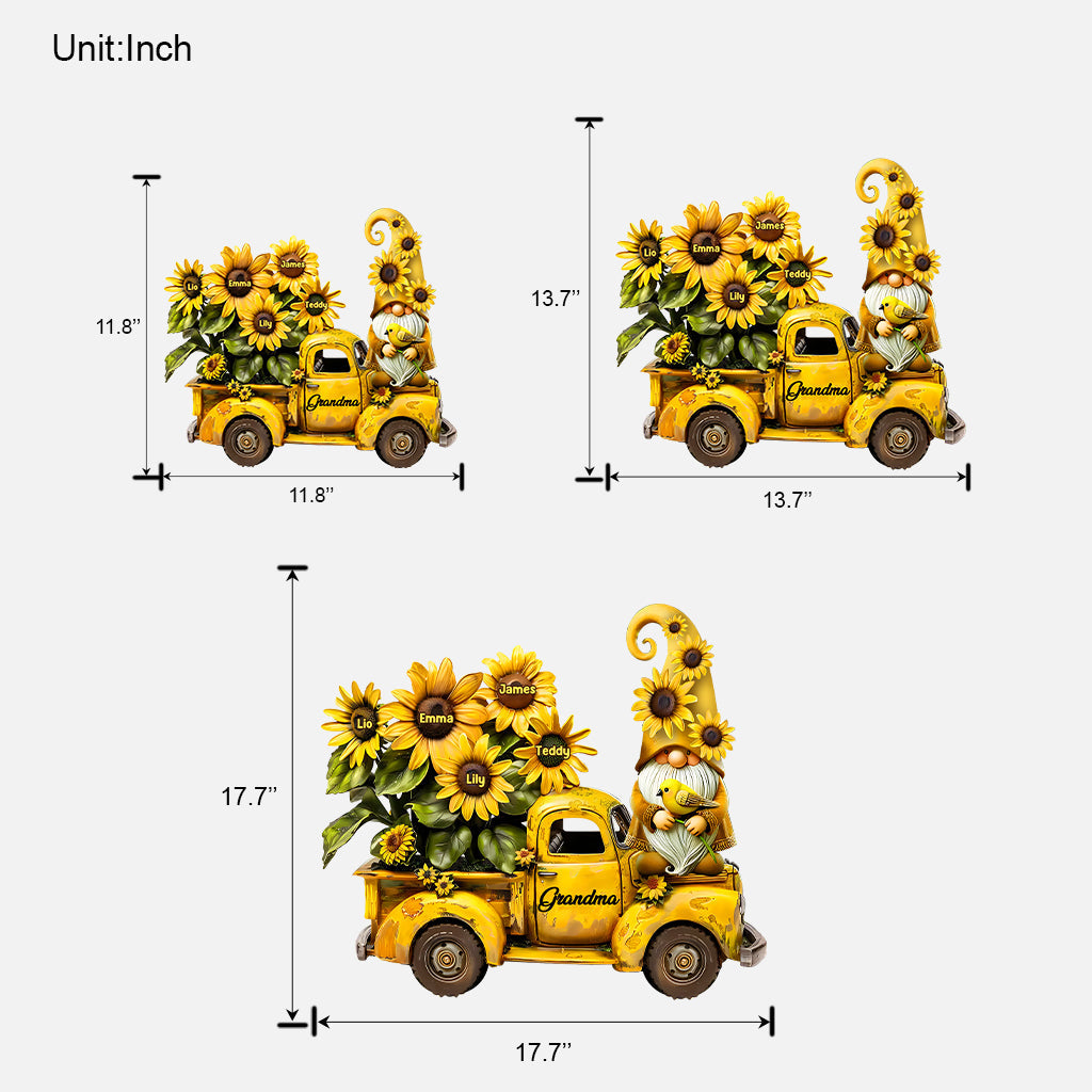 Liebe Oma – Personalisiertes Oma-Holzschild in individueller Form