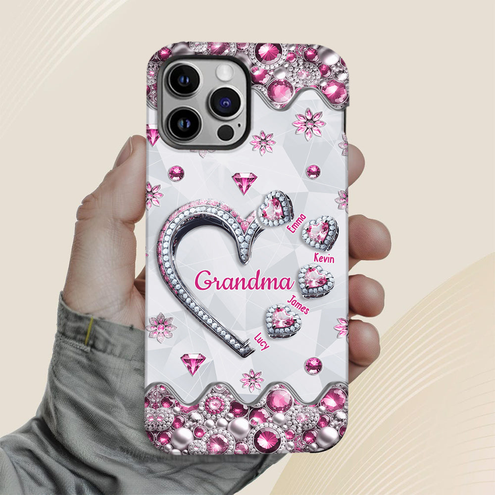 Geschenkidee für Oma, Mama usw. – Personalisierte Handyhülle mit Oma-Motiv