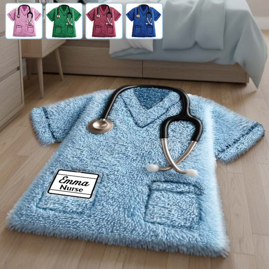 Best Nurse Ever - Personalized Nurse Non-Slip Tufted Rug