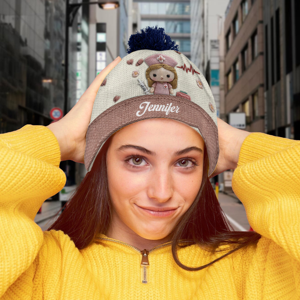 Niedliche medizinische - personalisierte Krankenschwestermütze