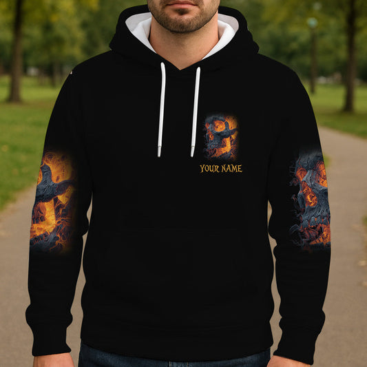 Leuchtendes Skelett – Personalisiertes Totenkopf-Shirt