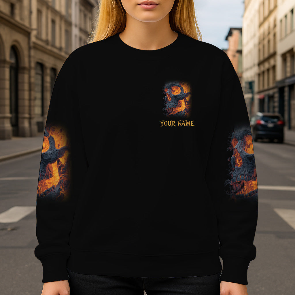 Glowing Skeleton - Personalized Skull All Over Shirt