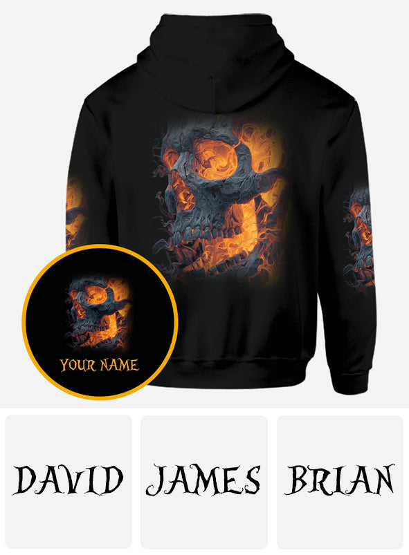 Glowing Skeleton - Personalized Skull All Over Shirt