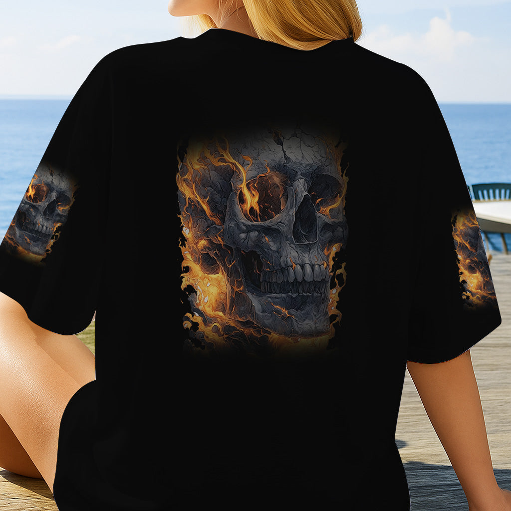 Leuchtendes Skelett – Personalisiertes Totenkopf-Shirt