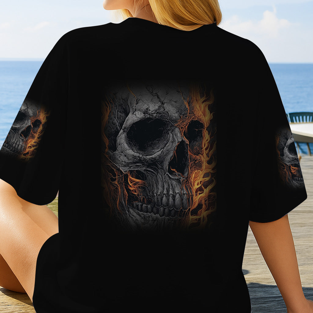Leuchtendes Skelett – Personalisiertes Totenkopf-Shirt