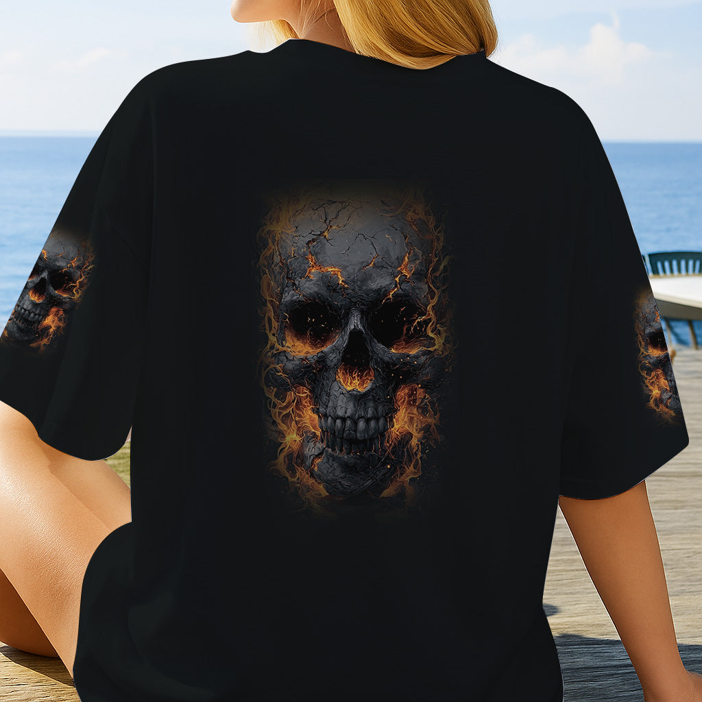Leuchtendes Skelett – Personalisiertes Totenkopf-Shirt