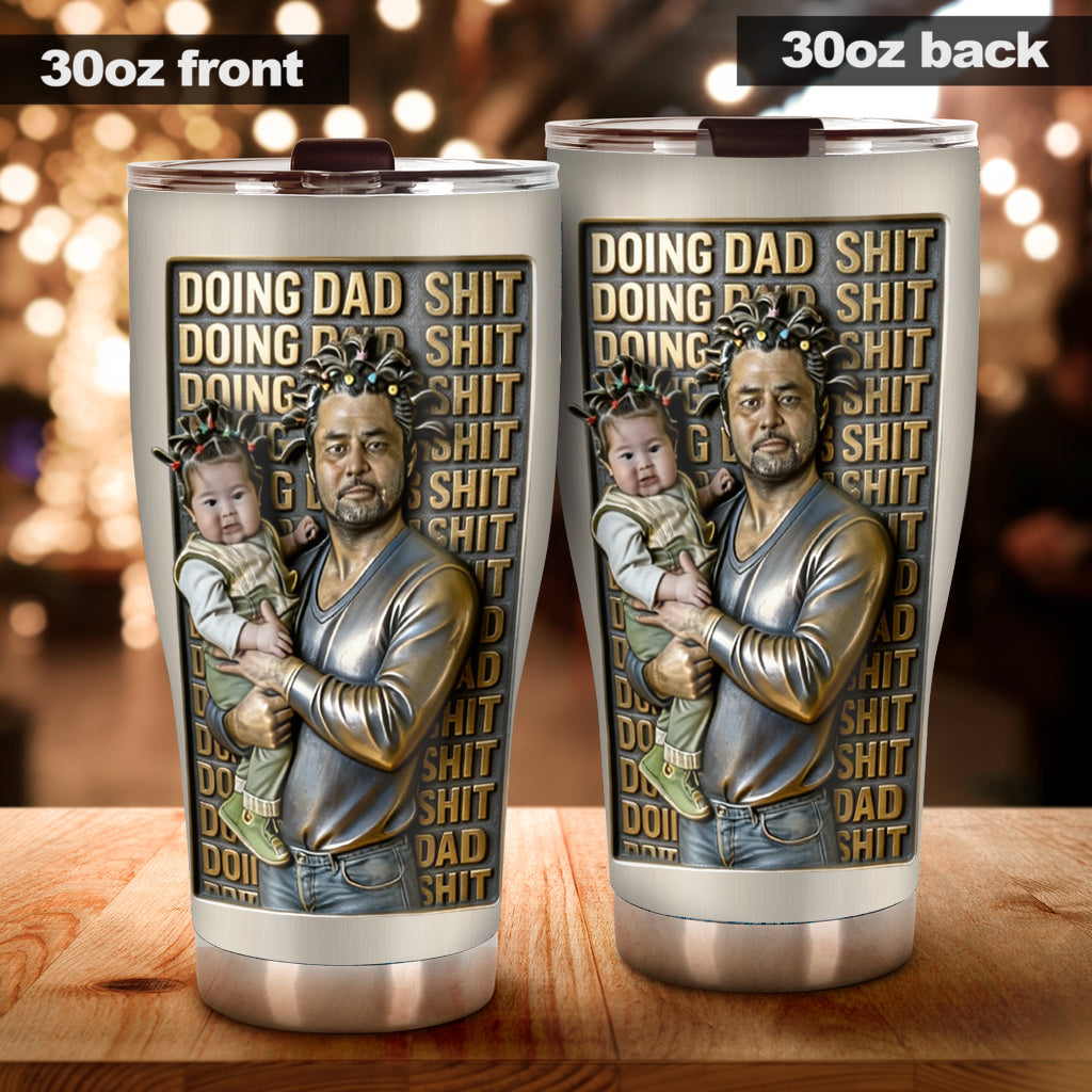 Lustige Geschenke für Väter - Personalisierter Vater-Tumbler mit Geschenkbox