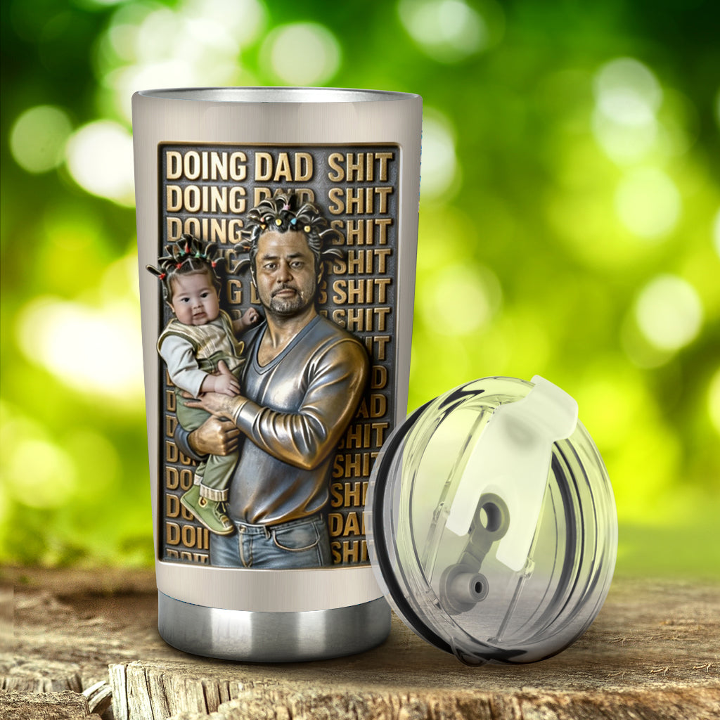 Lustige Geschenke für Väter - Personalisierter Vater-Tumbler mit Geschenkbox