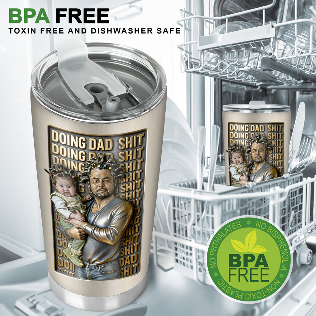 Lustige Geschenke für Väter - Personalisierter Vater-Tumbler mit Geschenkbox