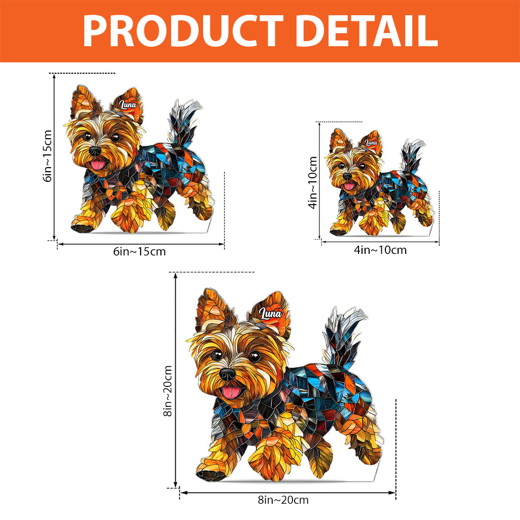 Liebe Dackel – Personalisierter Dackel-Fensterhänger als Sonnenfänger 