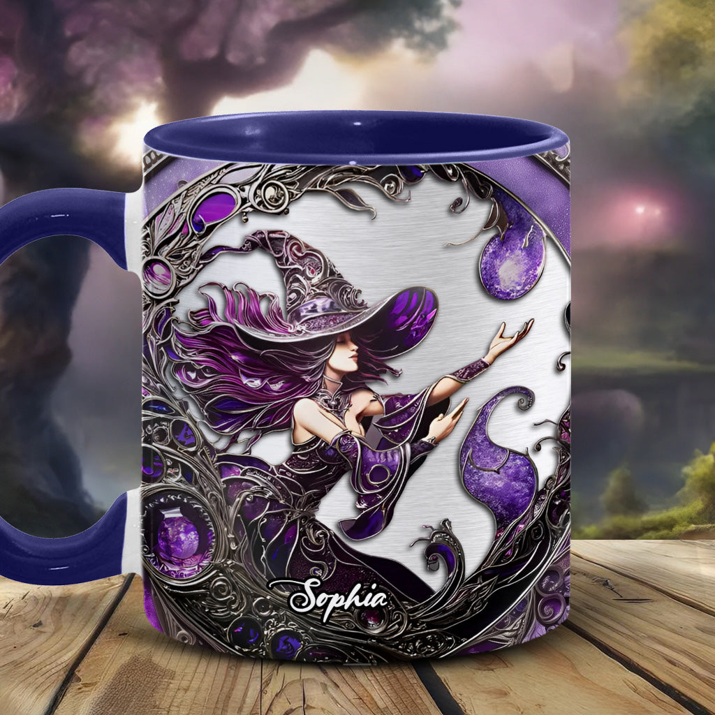 Beautiful Witch - Personalized Witch Accent Mug