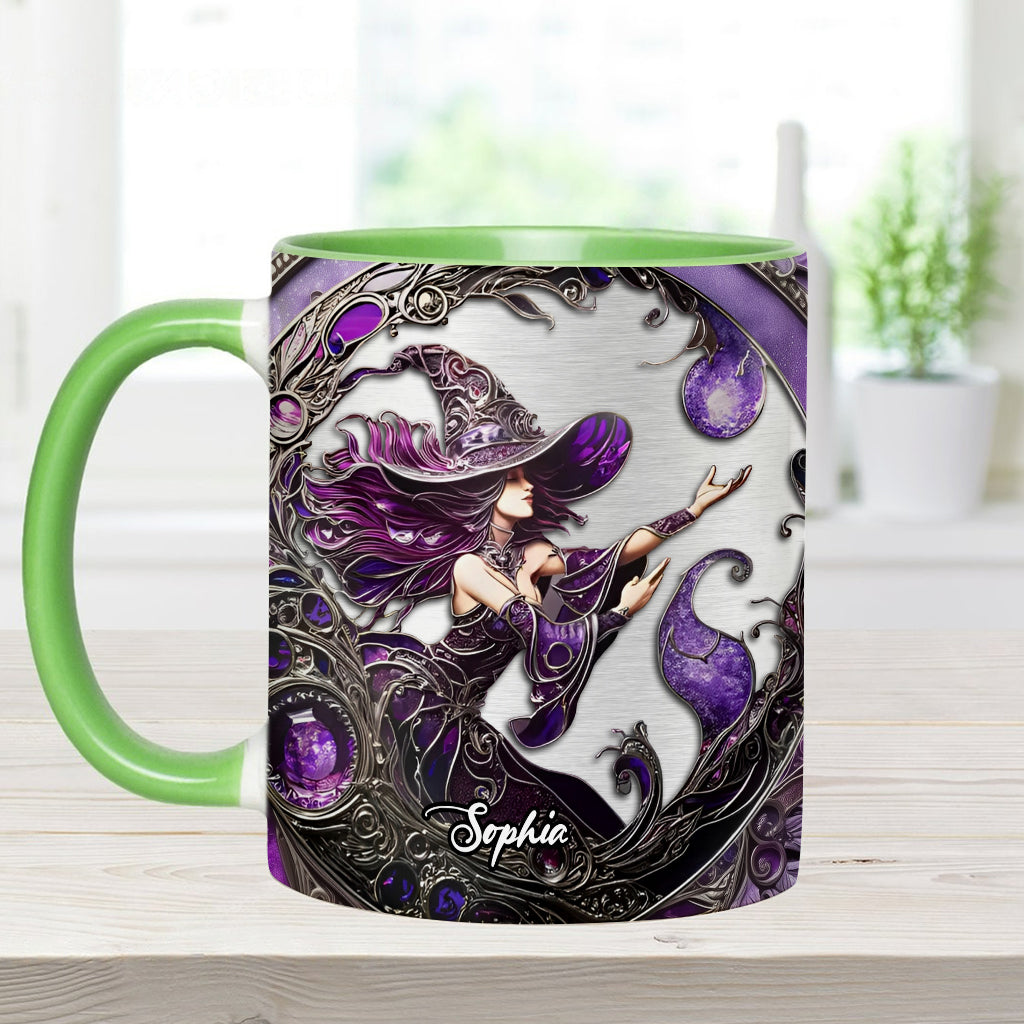 Beautiful Witch - Personalized Witch Accent Mug
