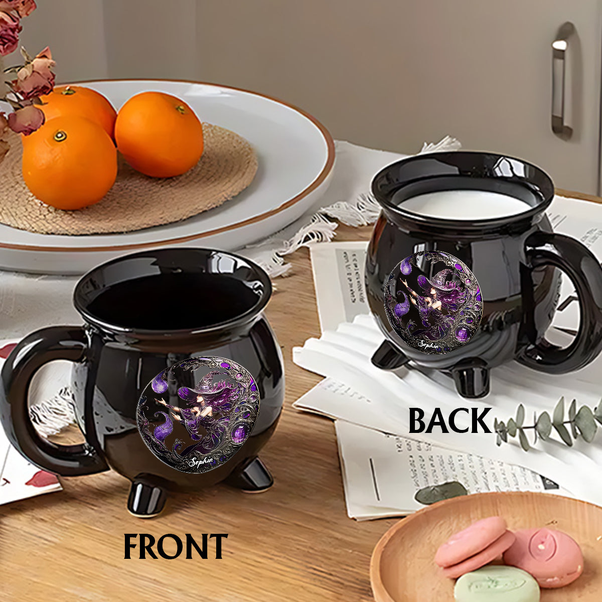 Beautiful Witch - Personalized Witch Cauldron Mug