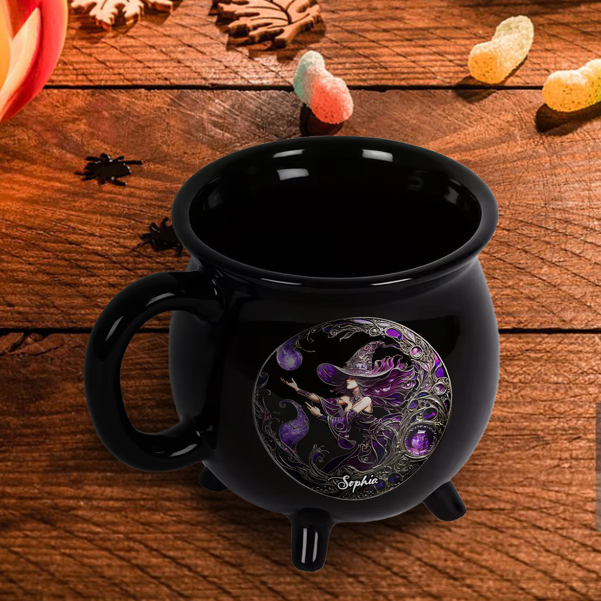 Beautiful Witch - Personalized Witch Cauldron Mug