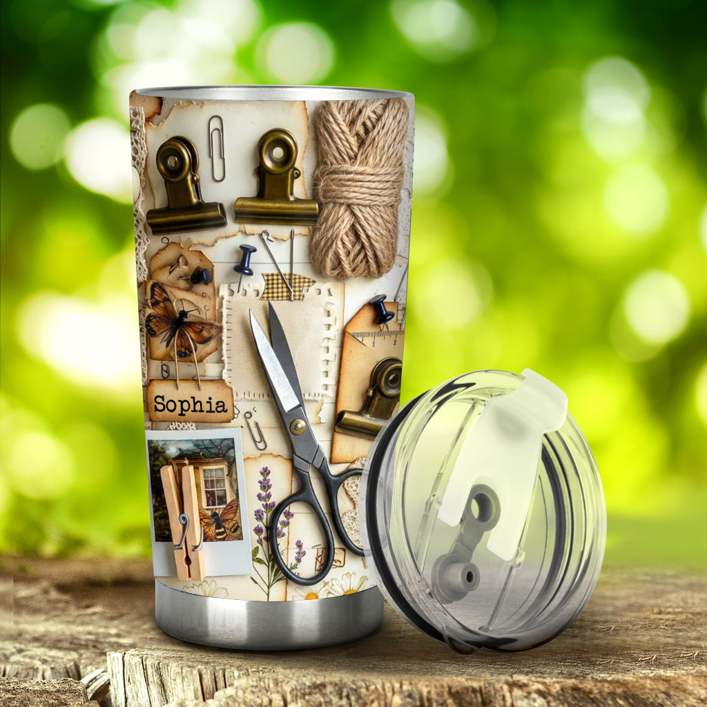 Scrapbooking lieben – personalisierter Scrapbooking-Becher