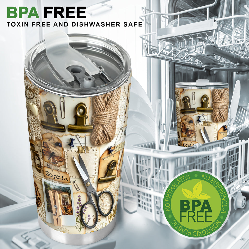 Scrapbooking lieben – personalisierter Scrapbooking-Becher