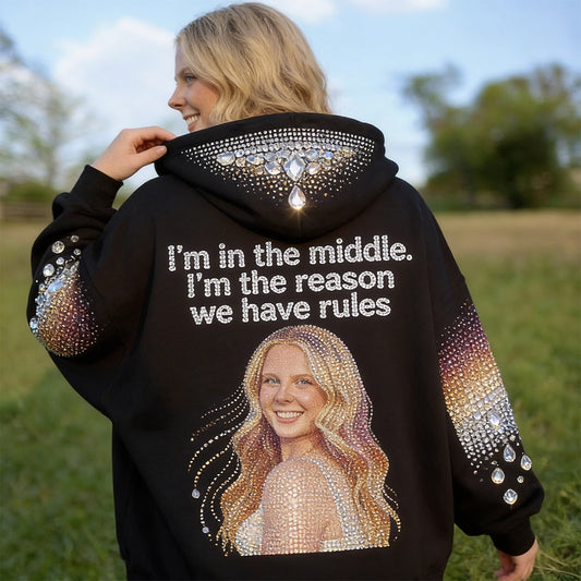 Humorvolle Geschwisterregeln - Personalisierte Geschwister T-Shirt