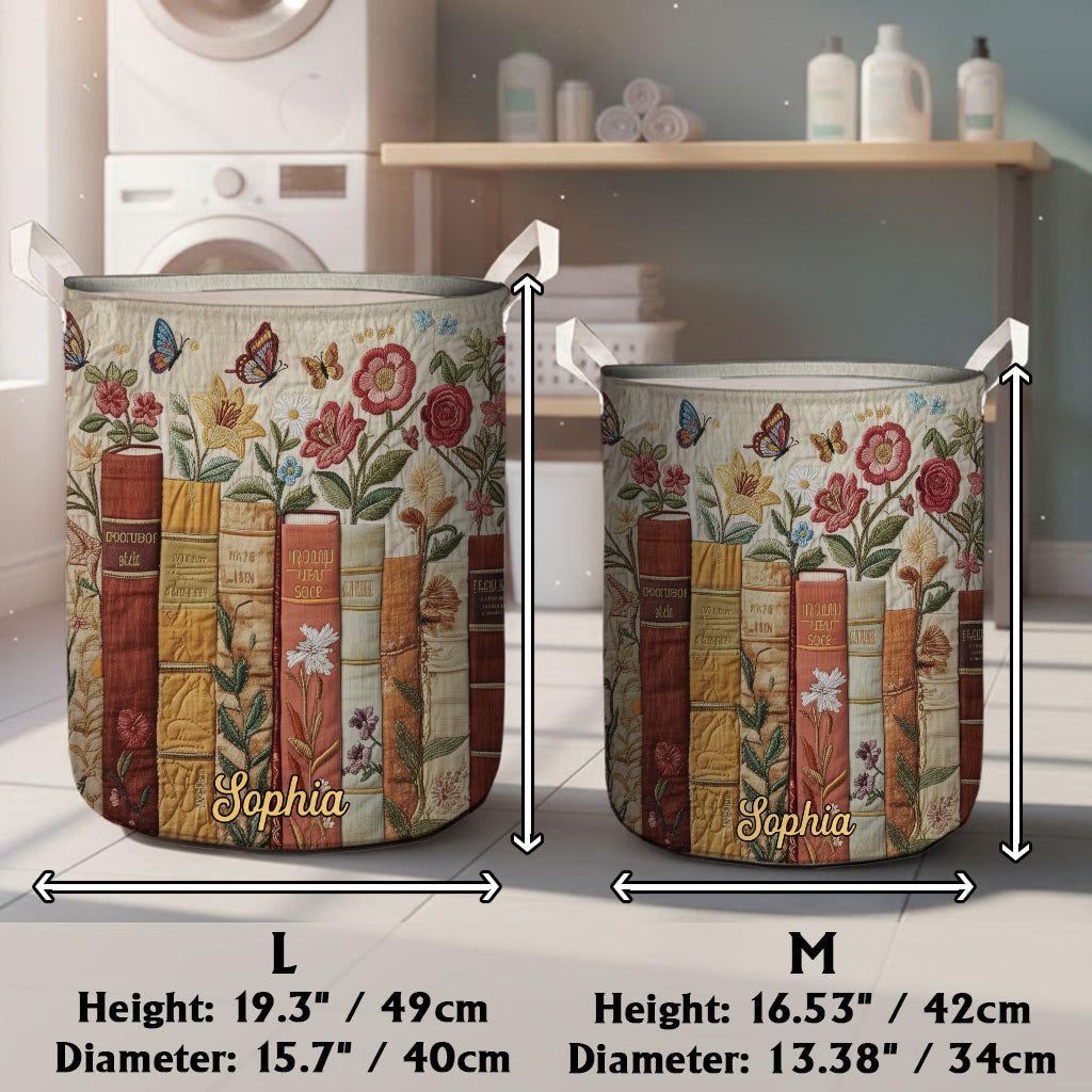 Book Flowers - Personalized Book Storage Basket