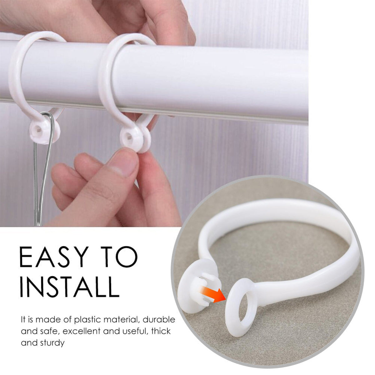 Eine Nation unter Gott – Personalisierter Verdunkelungsvorhang/Gardinen-Set mit Weißkopfseeadler-Motiv