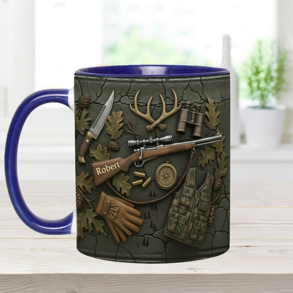Liebe zur Jagd – Personalisierte Tasse mit Jagdmotiv