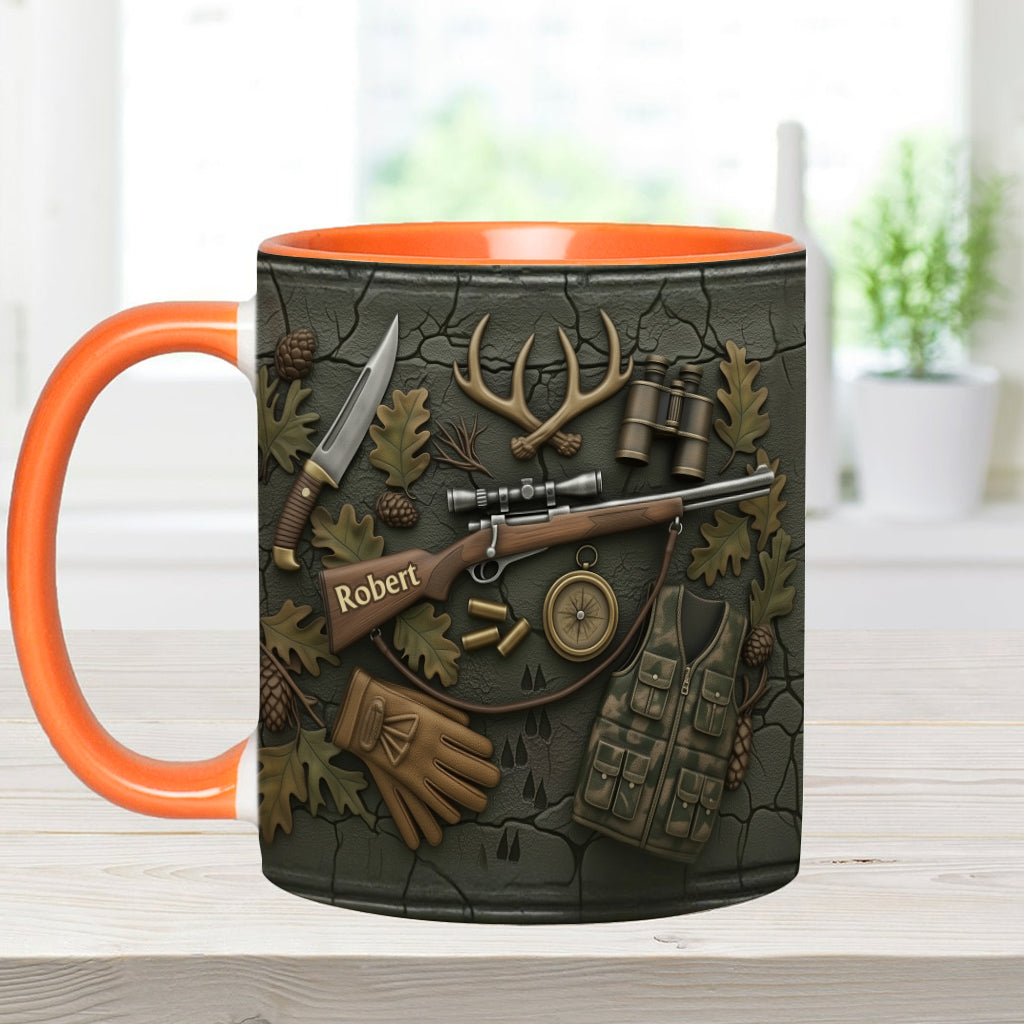 Liebe zur Jagd – Personalisierte Tasse mit Jagdmotiv