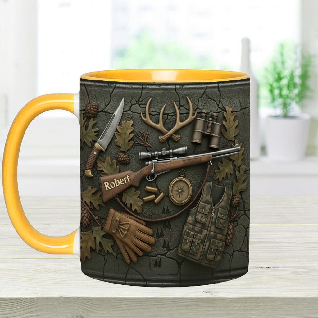 Liebe zur Jagd – Personalisierte Tasse mit Jagdmotiv