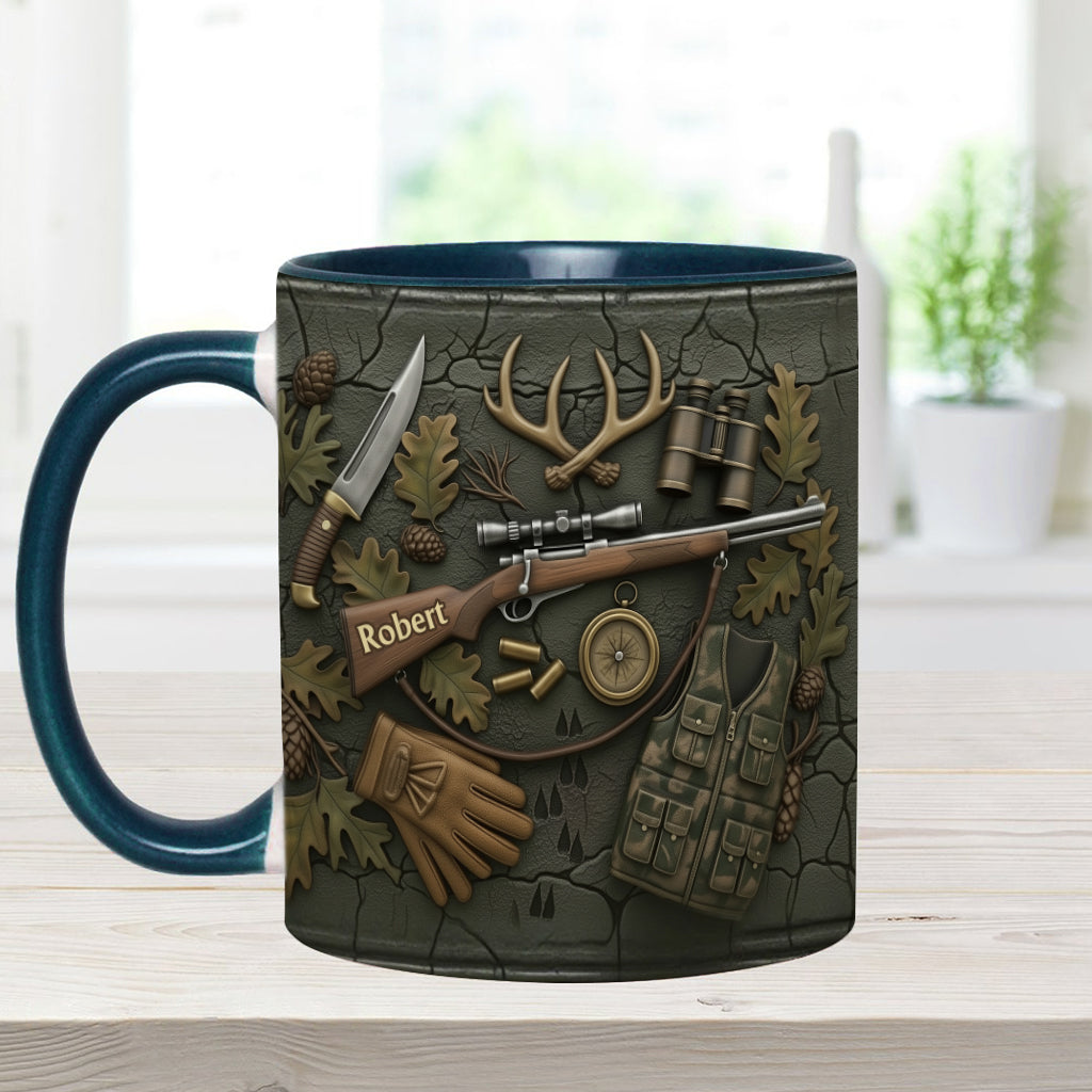 Liebe zur Jagd – Personalisierte Tasse mit Jagdmotiv