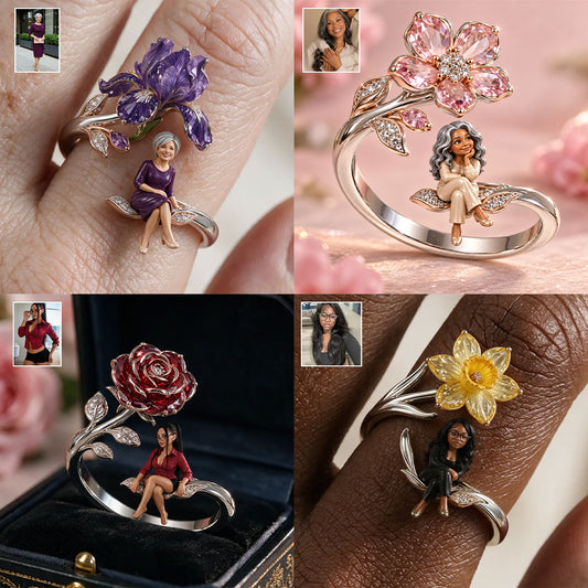 Gestalte deine Lieblingsblume - Personalisierbarer Ring für Selbstliebe
