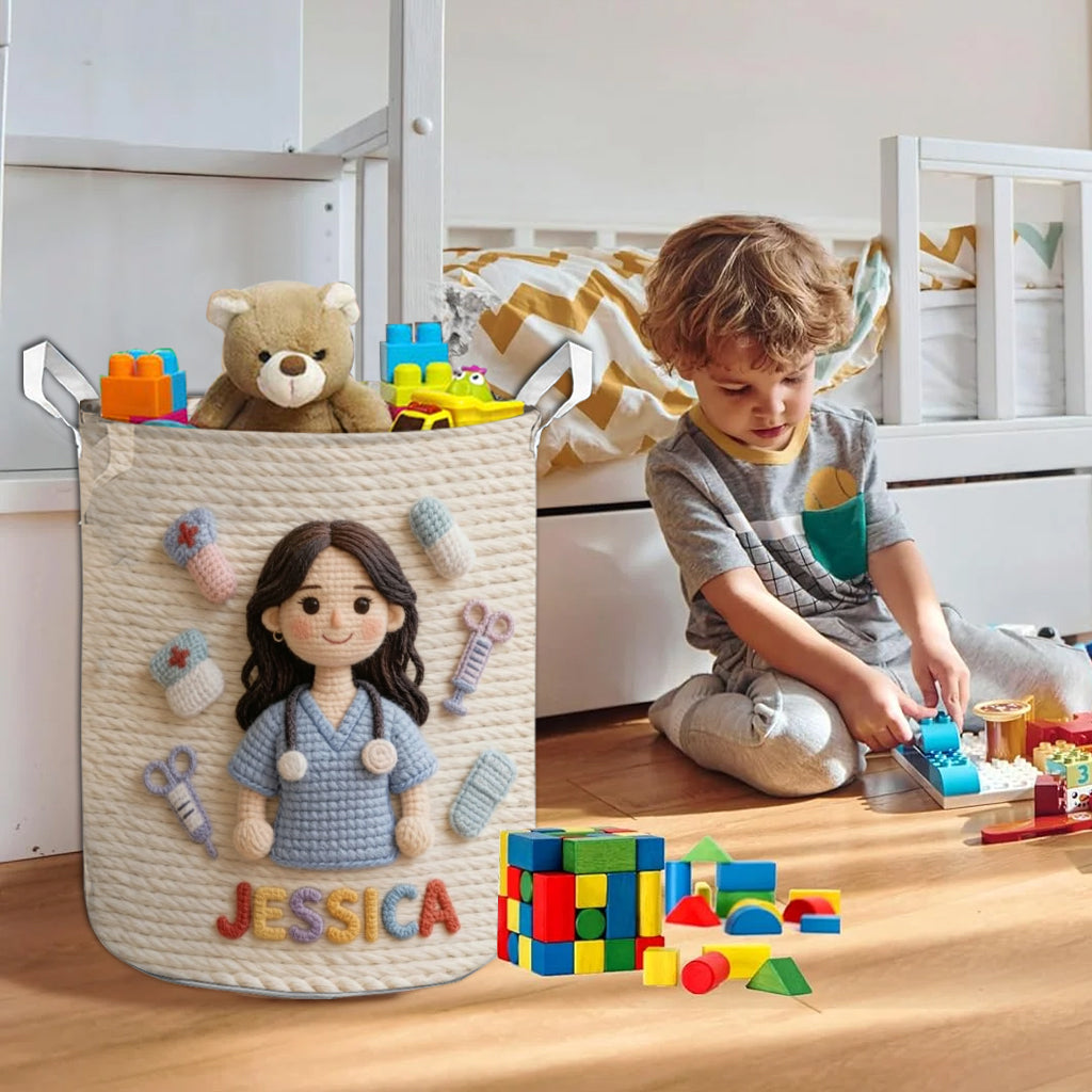Any Photo Any Theme - Personalized Nurse Storage Basket