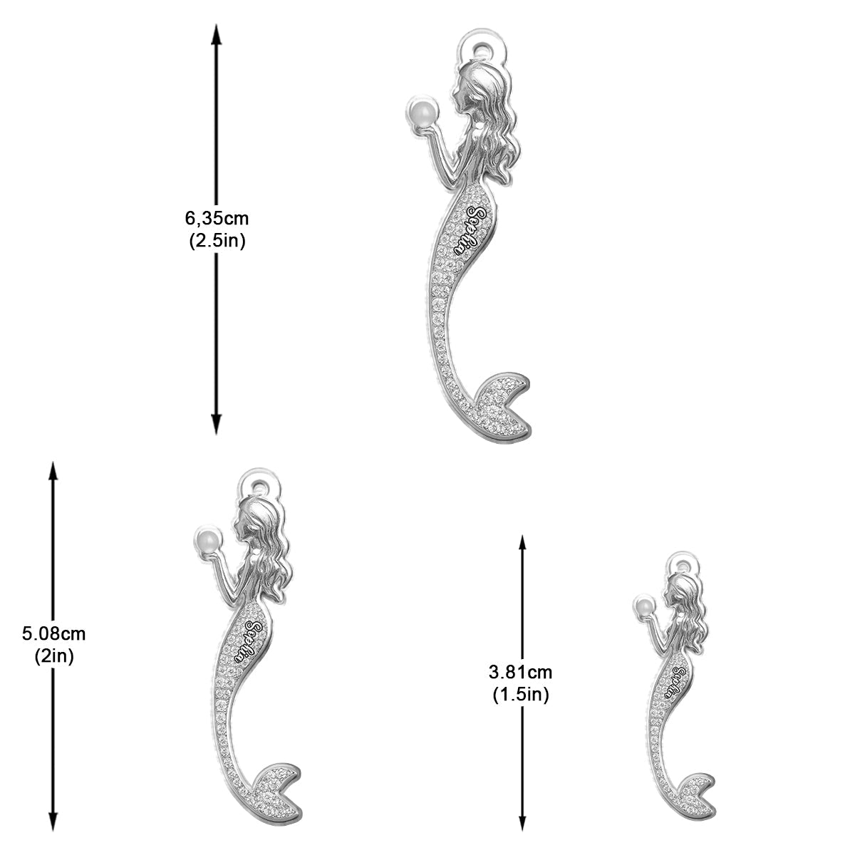 Elegante Meerjungfrau – Personalisierte Ohrringe für Meeresliebhaber