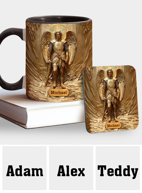 Erzengel Michael – Personalisierte Tasse mit christlichem Akzent