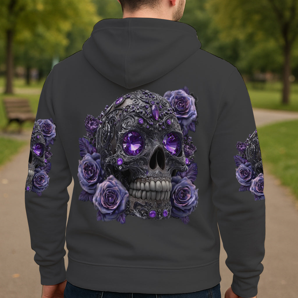 Glitzernder Totenkopf – Personalisiertes Totenkopf-Shirt