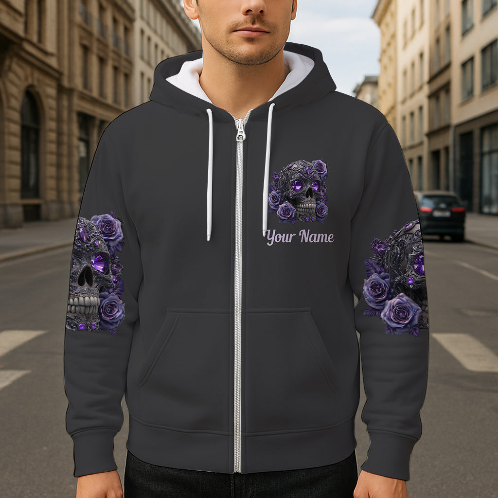 Glitzernder Totenkopf – Personalisiertes Totenkopf-Shirt