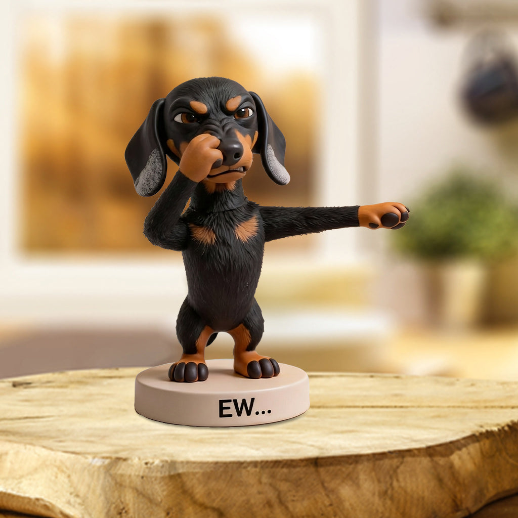 Funny Bathroom Decor - Personalized Dog Custom Shaped Acrylic Plaque