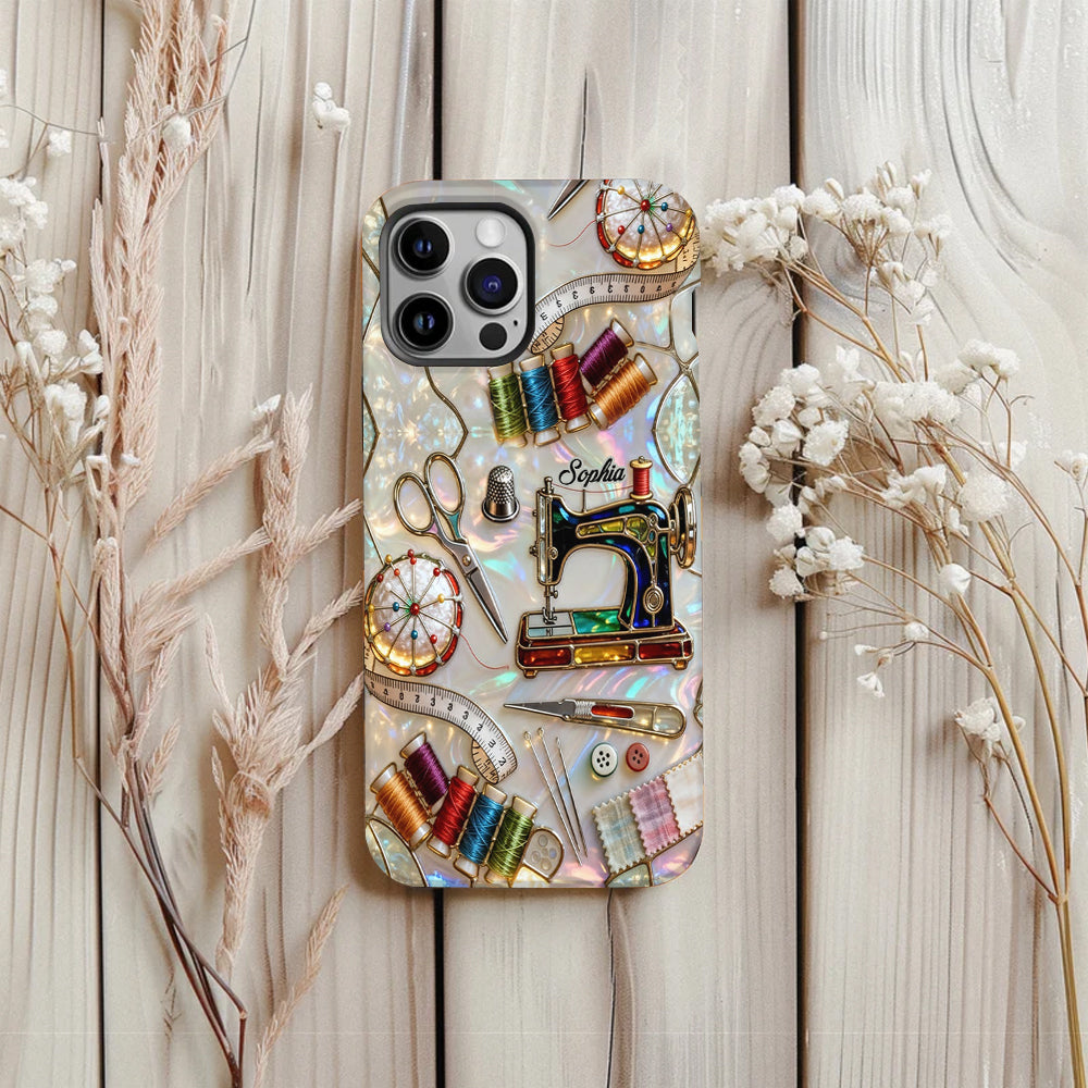 Love Sewing - Personalized Sewing Full Print Phone Case