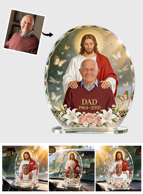 Memorial Gift - Personalized Memorial Car Dashboard Plaque