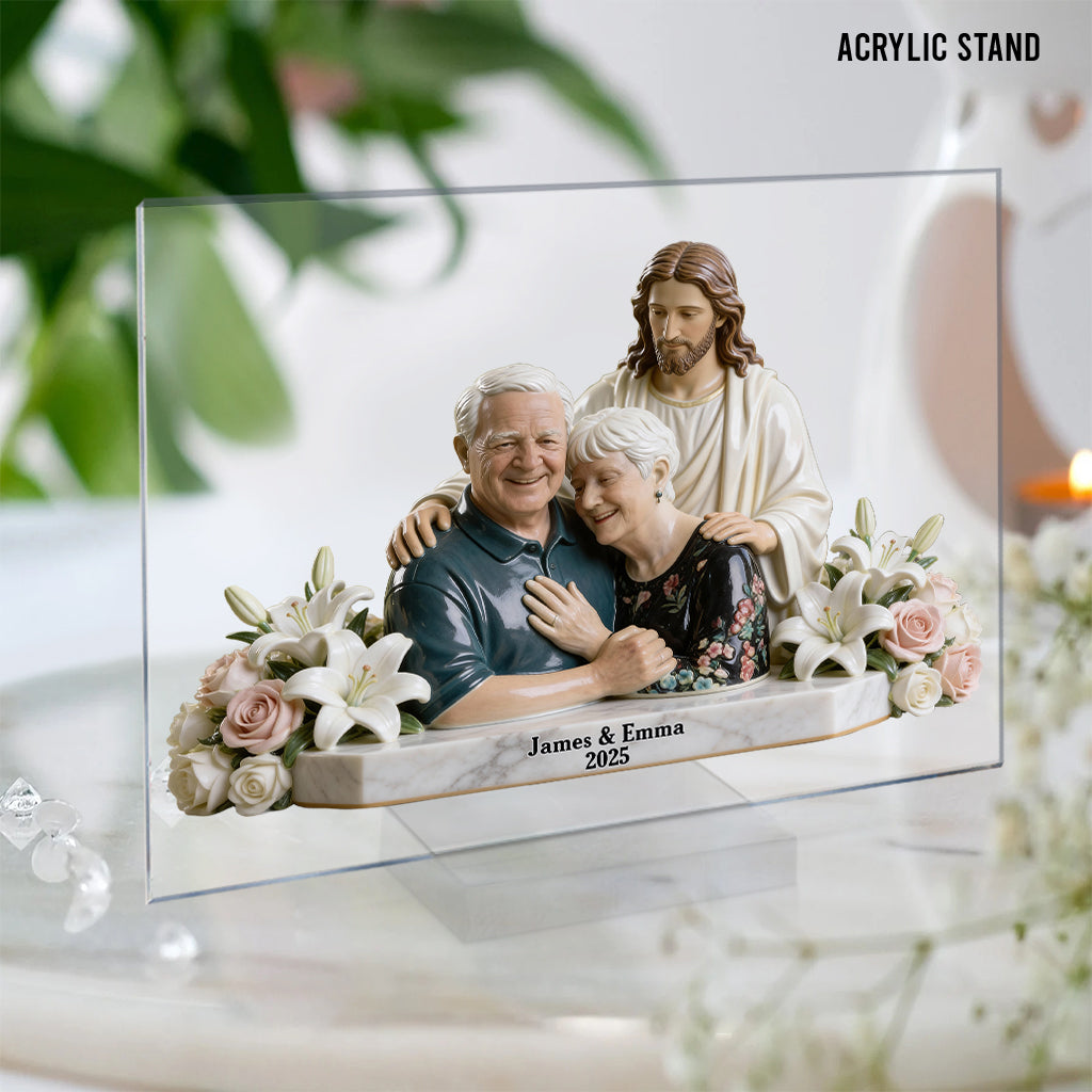 Gedenkgeschenk für Verstorbene – Personalisierte Gedenktafel aus Acryl in individueller Form