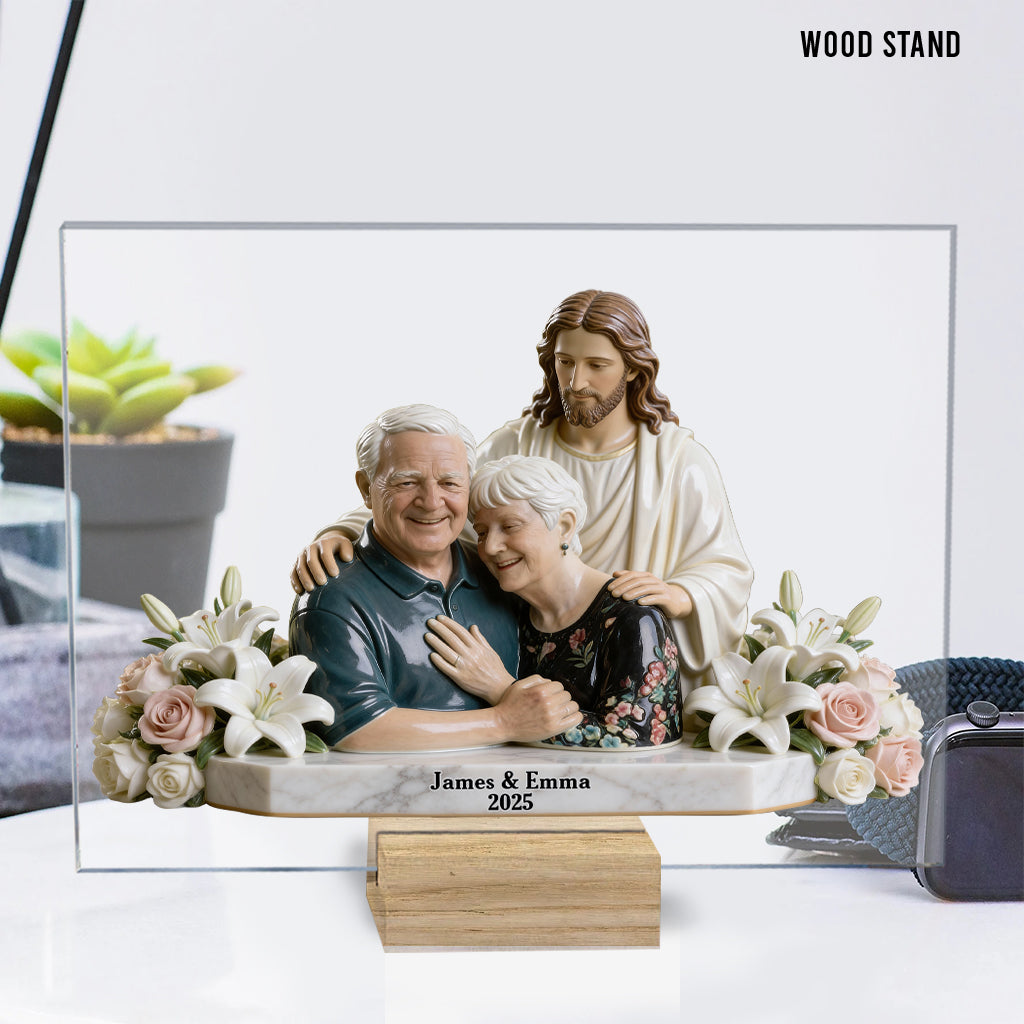 Gedenkgeschenk für Verstorbene – Personalisierte Gedenktafel aus Acryl in individueller Form