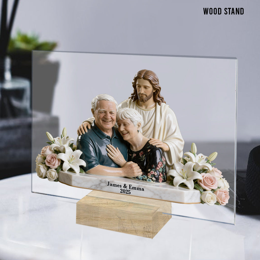 Gedenkgeschenk für Verstorbene – Personalisierte Gedenktafel aus Acryl in individueller Form