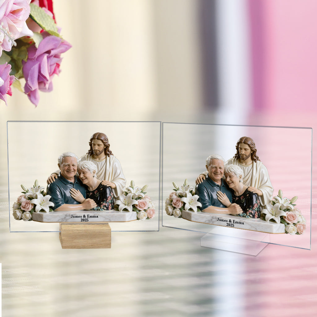 Gedenkgeschenk für Verstorbene – Personalisierte Gedenktafel aus Acryl in individueller Form