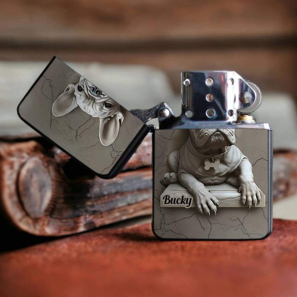 Französische Bulldogge - Personalisierter Feuerzeug für Französische Bulldogge